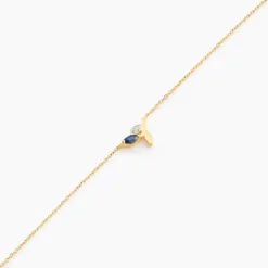 Bracelet Bendt Or Jaune Saphir Diamant