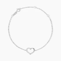 Bracelet Bertille Argent Blanc Oxyde De Zirconium