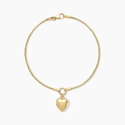 Bracelet Big Love Or Jaune
