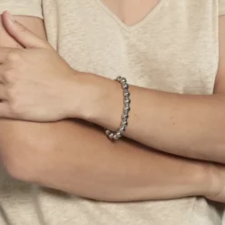 Bracelet Bilou Acier Blanc