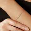 Bracelet Bormana Argent Blanc Oxyde De Zirconium
