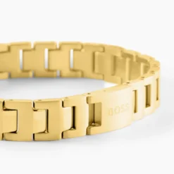 Bracelet Boss Candor Acier Jaune