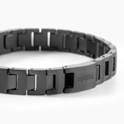 Bracelet Boss Candor Acier Noir