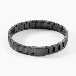 Bracelet Boss Candor Acier Noir