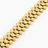 Bracelet Bulle Doree Acier Jaune