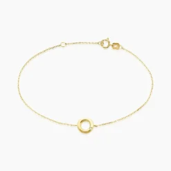 Bracelet Caius Or Jaune Oxyde De Zirconium