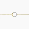 Bracelet Cajsa Or Jaune Oxyde De Zirconium