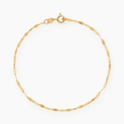 Bracelet Camelie Or Jaune