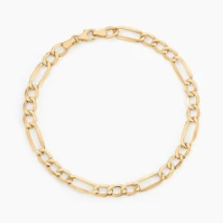 Bracelet Cameo Alternee 1/3 Or Jaune