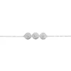 Bracelet Carlana Or Blanc Oxyde De Zirconium