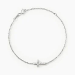 Bracelet Carlie Argent Blanc Oxyde De Zirconium