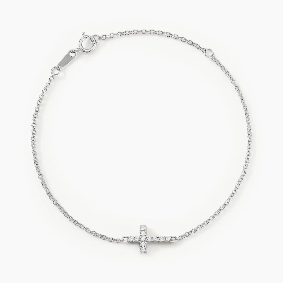 Bracelet Carlie Argent Blanc Oxyde De Zirconium