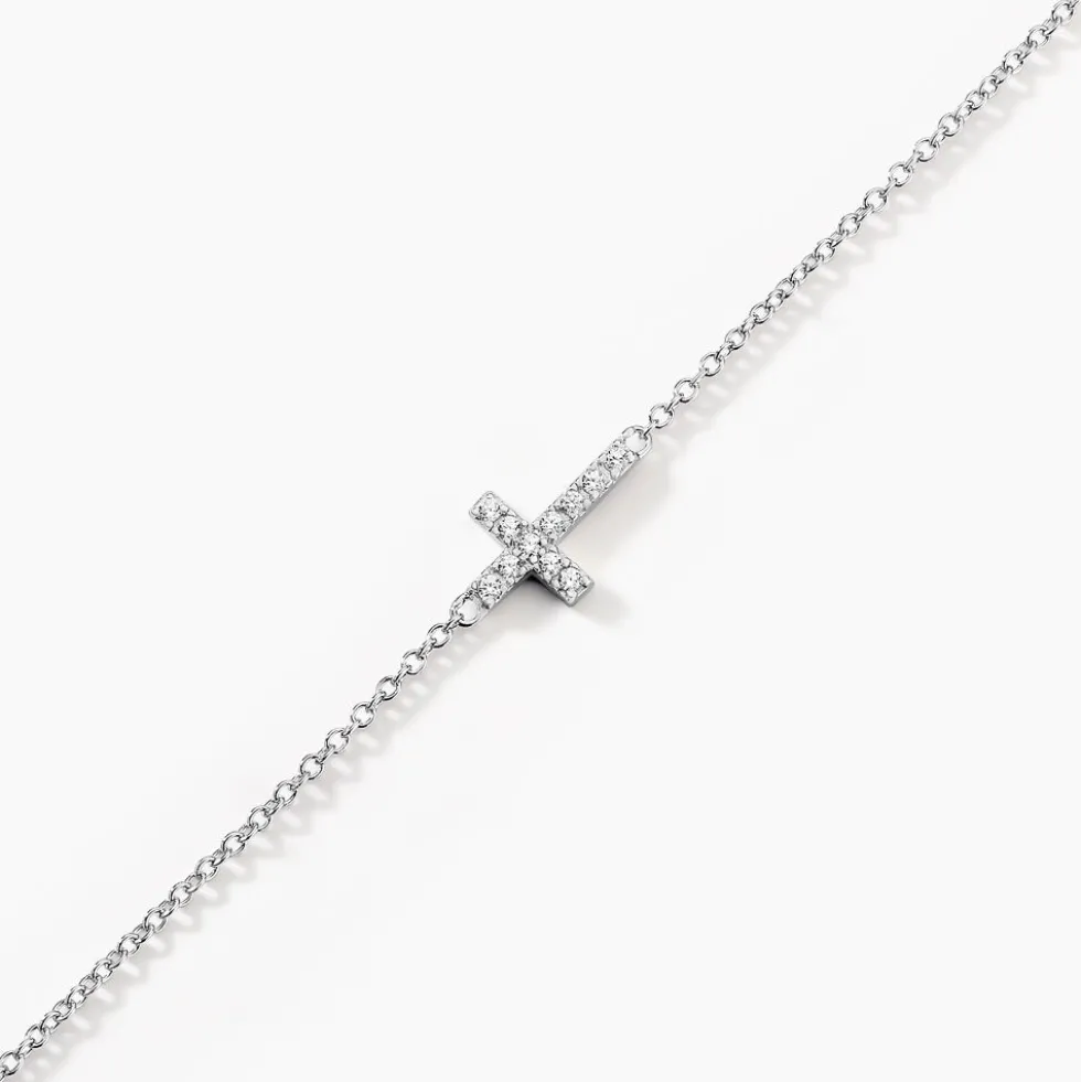 Bracelet Carlie Argent Blanc Oxyde De Zirconium