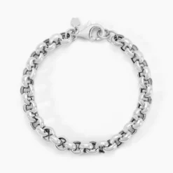 Bracelet Carola Maille Jaseron Argent Blanc