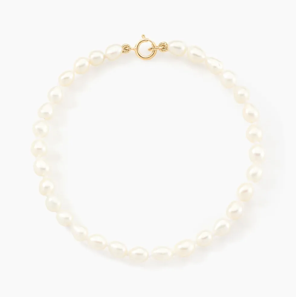 Bracelet Cati Or Jaune Perle De Culture