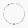 Bracelet Cesarie Argent Blanc Oxyde De Zirconium