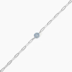Bracelet Cesarie Argent Blanc Oxyde De Zirconium