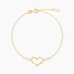 Bracelet Chabha Or Jaune Perle De Culture