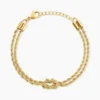 Bracelet Charleen Acier Jaune