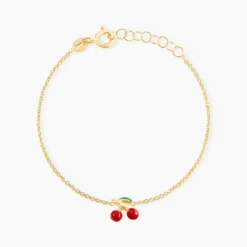 Bracelet Cherry Cerise Or Jaune