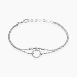Bracelet Claramay Argent Blanc
