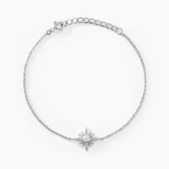 Bracelet Clementia Argent Blanc Perle De Culture Oxyde De Zirconium