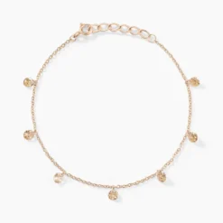 Bracelet Collie Argent Rose Oxyde De Zirconium