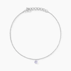 Bracelet Constantin Argent Blanc Oxyde De Zirconium