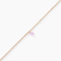 Bracelet Constantin Argent Rose Oxyde De Zirconium