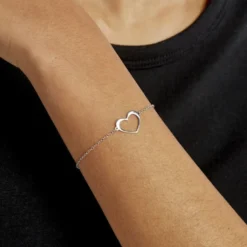Bracelet Cosima Argent Blanc