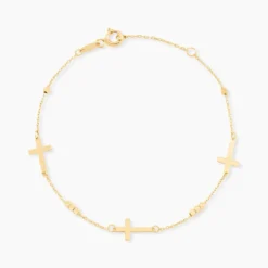Bracelet Cruza Or Jaune