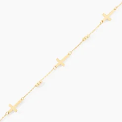 Bracelet Cruza Or Jaune