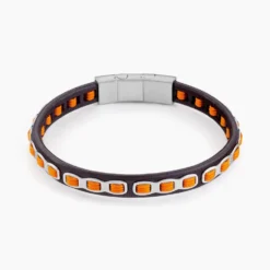 Bracelet Cuir De Vache Marron