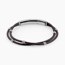 Bracelet Cuir De Vache Marron