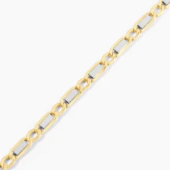 Bracelet Danae Plaquette Or Bicolore