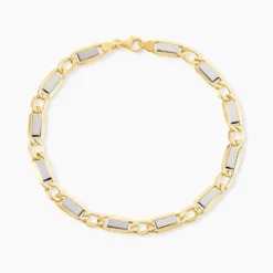 Bracelet Danae Plaquette Or Bicolore