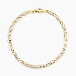 Bracelet Danae Plaquette Or Bicolore