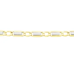 Bracelet Danae Plaquette Or Bicolore