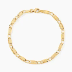 Bracelet Danae Plaquette Or Jaune