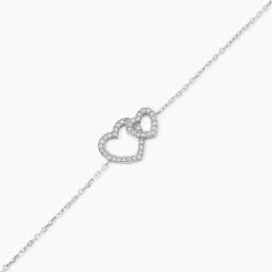Bracelet Davia Argent Blanc Oxyde De Zirconium