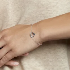 Bracelet Daviane Argent Blanc Oxyde De Zirconium