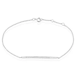 Bracelet Deniela Or Blanc Diamant