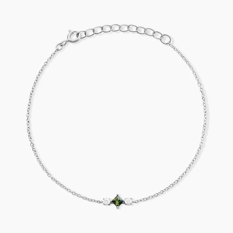 Bracelet Desert Argent Blanc Oxyde De Zirconium