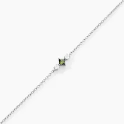 Bracelet Desert Argent Blanc Oxyde De Zirconium