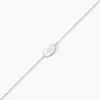 Bracelet Dhyana Argent Blanc Oxyde De Zirconium