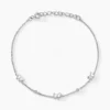 Bracelet Diep Argent Blanc Oxyde De Zirconium