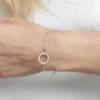 Bracelet Dita Argent Blanc Oxyde De Zirconium