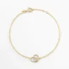 Bracelet Duilio Or Jaune Oxyde De Zirconium