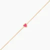 Bracelet Dulcie Coeur Or Jaune Nacre