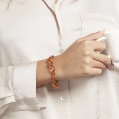 Bracelet Elastiqué Mirganez Ambre